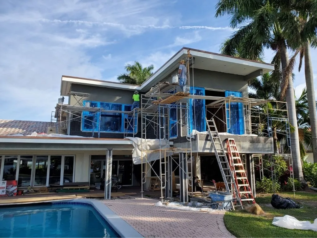 Before and after home remodel South Florida